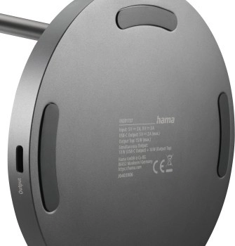 Charge rapide Qi2 et port USB‑C