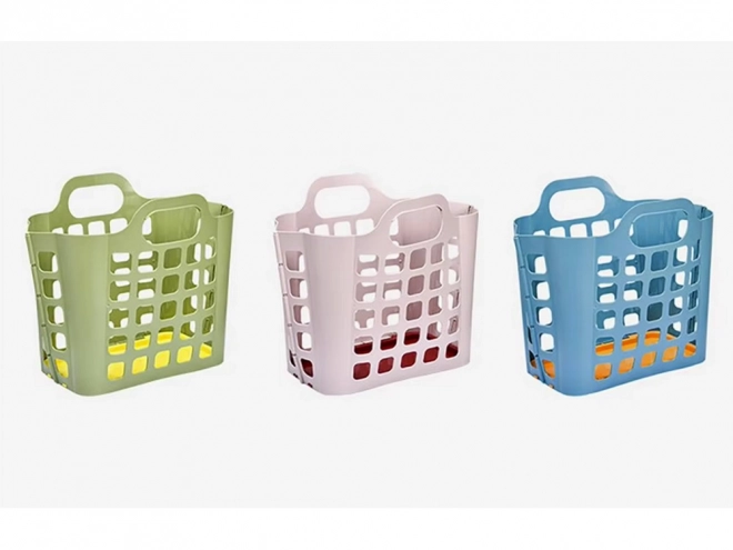 Panier pliant en plastique pour courses et linge