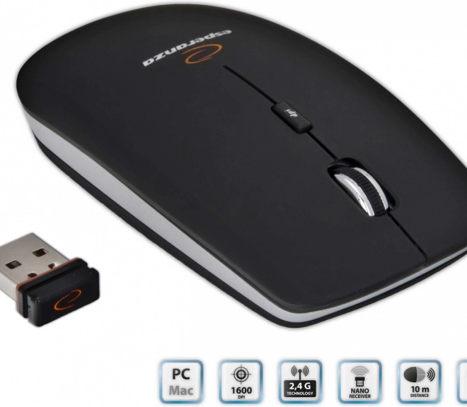 Souris optique sans fil Saturne