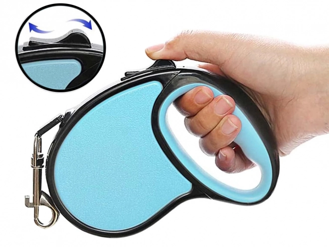 Laisse rétractable automatique pour chiens 5m