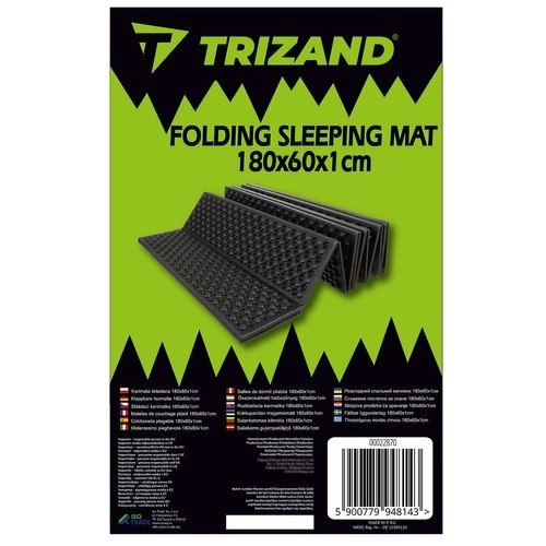 Matelas pliant 180x60x1cm Trizand 22870