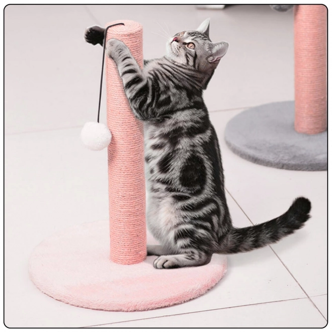 Griffoir pour chats tour rose
