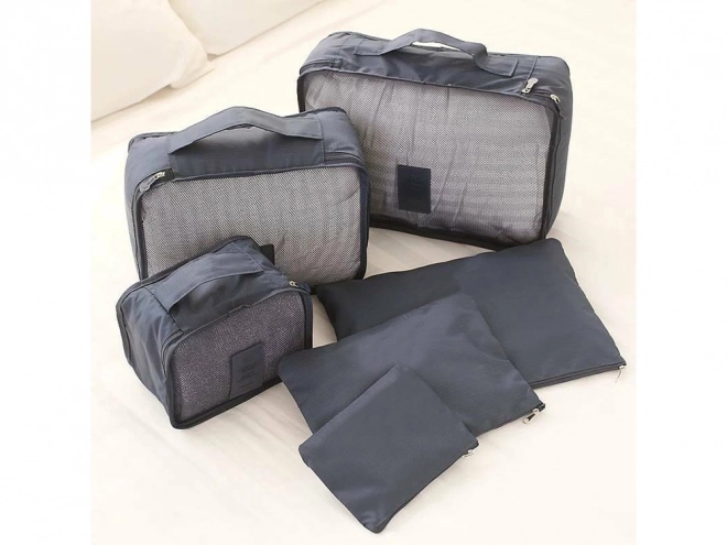 Organisateurs de voyage en filet pour bagage x6 – gris