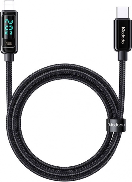 Câble Mcdodo USB-C vers Lightning 36W 1,2 m noir