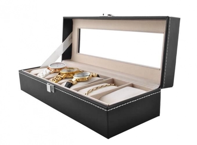 Organisateur de montres 6 compartiments