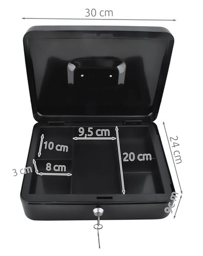 Grande boîte noire à argent