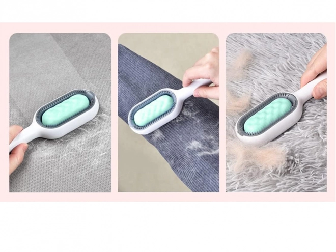 Brosse en silicone 3 en 1 pour animaux de compagnie