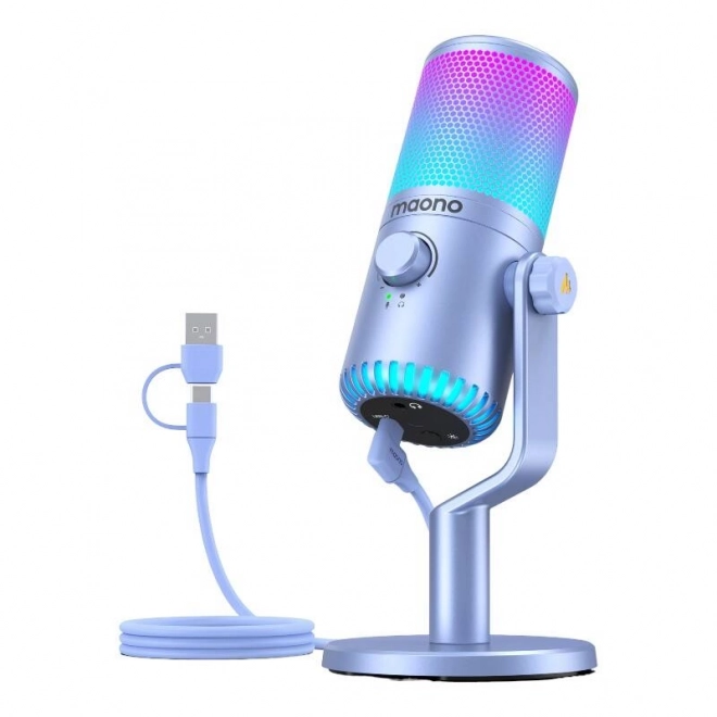 Microphone Maono DM30RGB Violet