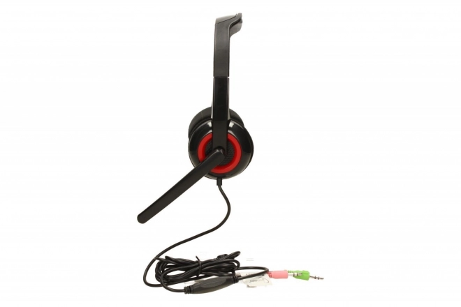 écouteurs noirs avec microphone