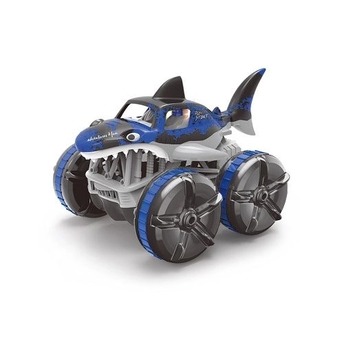 Voiture amphibie requin rouge