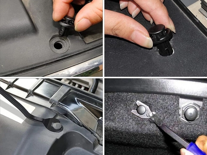 Ensemble de clips pour garniture de voiture