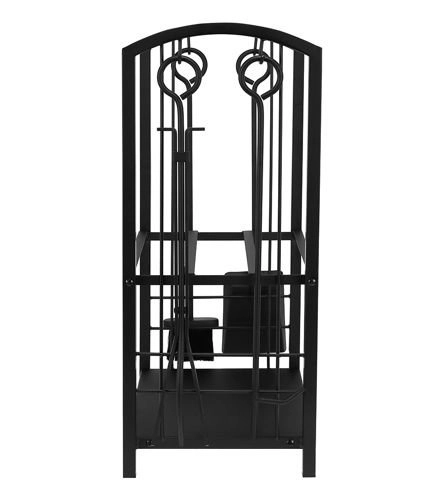 Support pour bois de chauffage avec accessoires Kaminer