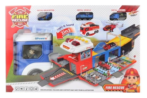Voiture se déployant en garage