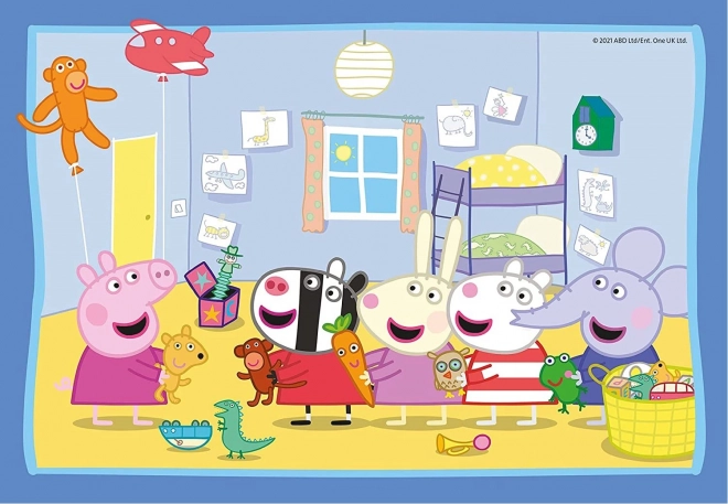 Peppa Pig : Aventures de Peppa Puzzle 2x12 pièces