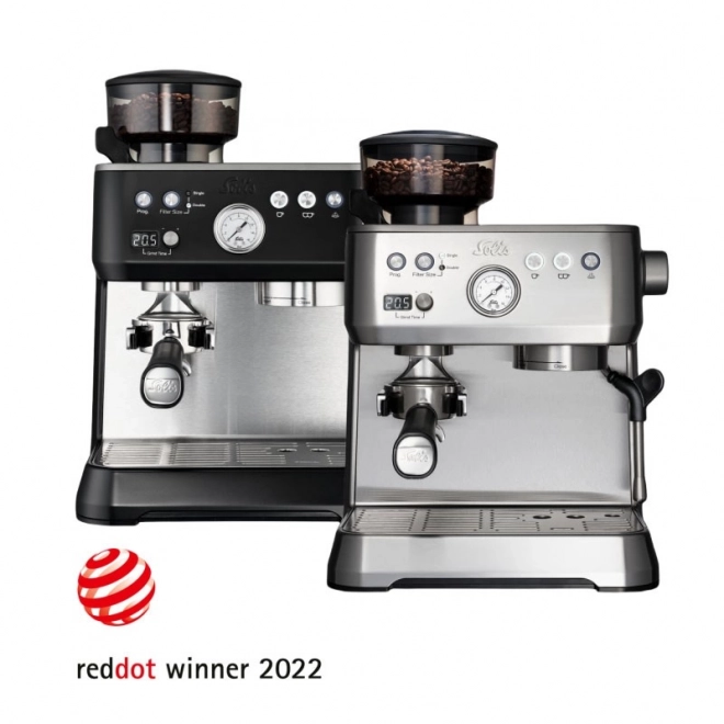 Cafetière Espresso Solis Grind & Infuse Perfetta argenté