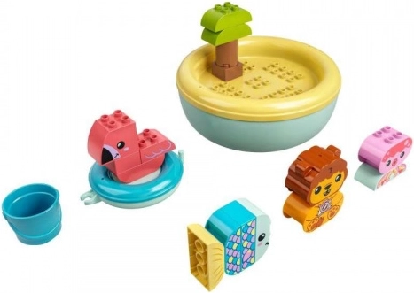 Île flottante pour s’amuser dans le bain