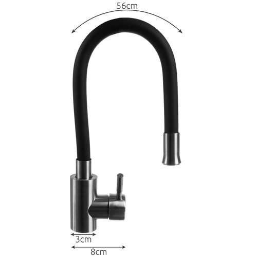 Robinet de cuisine - tuyau flexible Ruhhy 22821