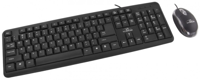 Ensemble clavier et souris USB Salem Titanum
