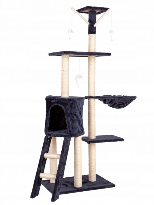 Arbre à chat 138cm XL Gris