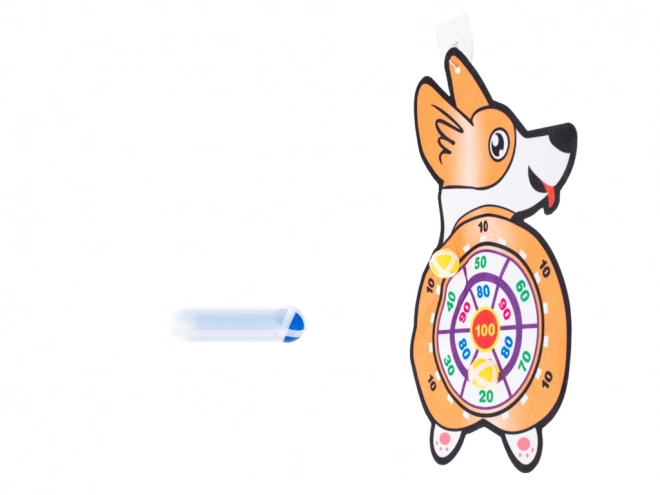 Jeu d'enfant Cible Corgi avec balles sèches