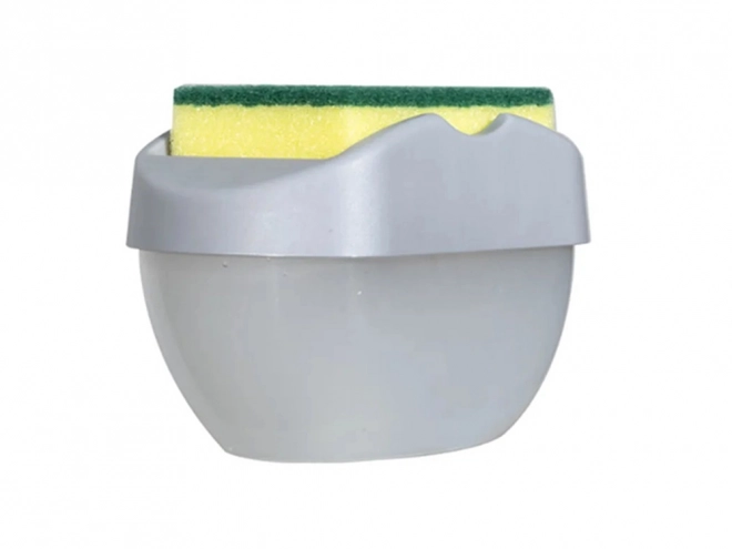 Distributeur de savon avec réservoir pour éponge