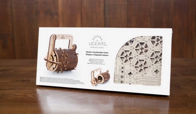 Ugears puzzle 3D - Serrure à chiffres 34 pièces