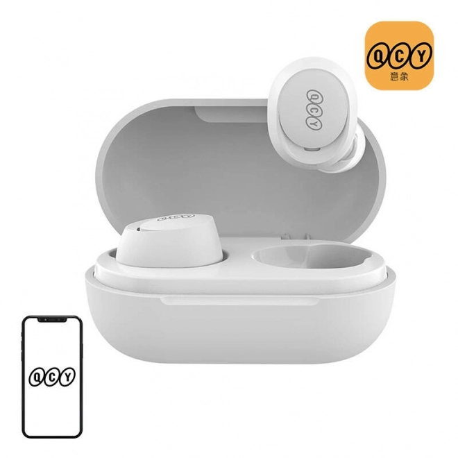 Écouteurs sans fil QCY T27 blanc