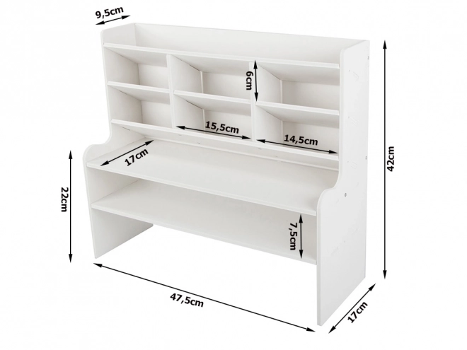 Organisateur de bureau avec étagères