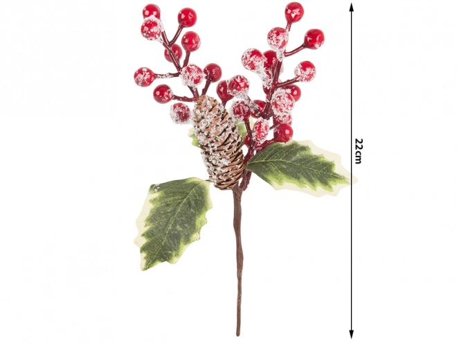 Décoration de table en sorbier de Noël