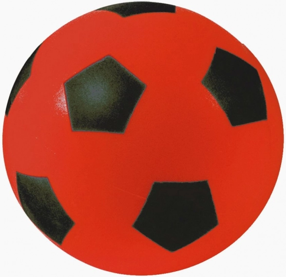 Balle souple Androni - rouge, 12 cm