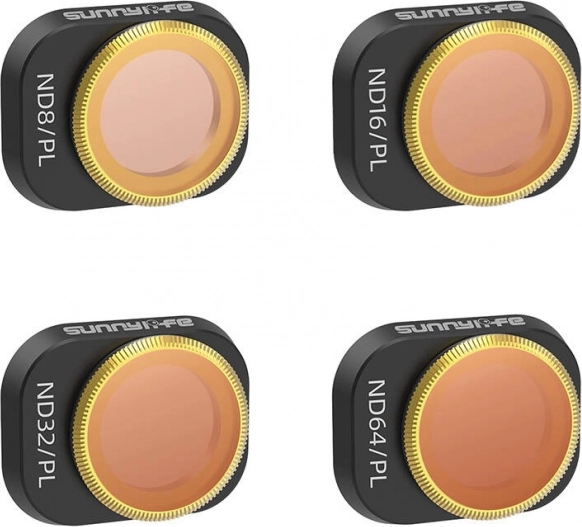 Kit de filtres ND/PL 8, 16, 32, 64 Sunnylife pour DJI Mini 4 Pro