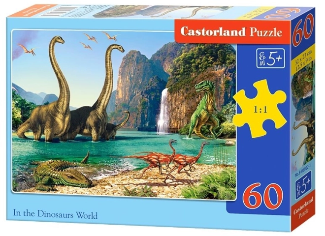 Puzzle monde des dinosaures