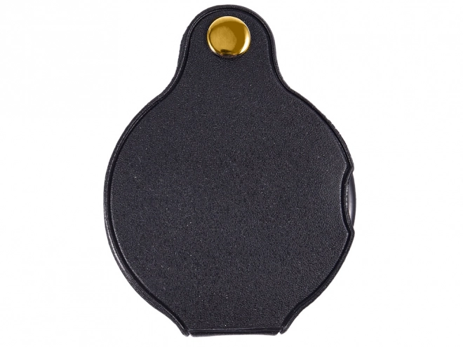 Loupe de poche pliable avec étui en cuir