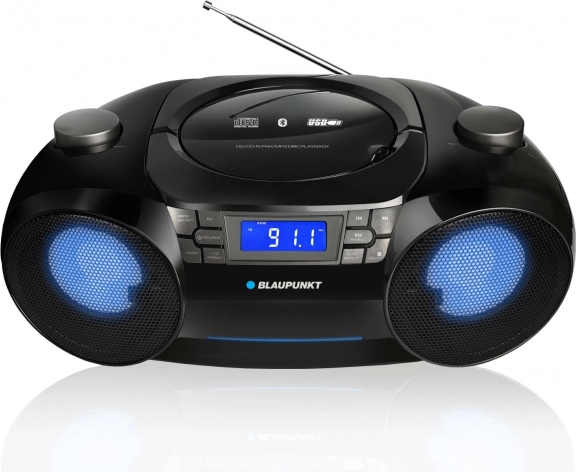 Boombox avec éclairage LED et technologie Bluetooth