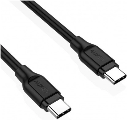 Aukey câble USB‑C vers USB‑C 1 m, 60 W PD, 3 A, 5 Gbps, PVC