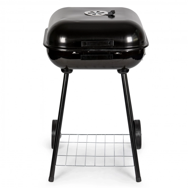 Barbecue de jardin avec couvercle basculant + roues