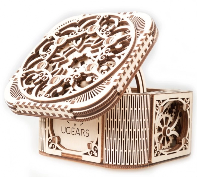 Ugears 3D puzzle mécanique en bois Boîte à bijoux