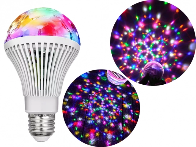 Boule disco à LED rotative E27