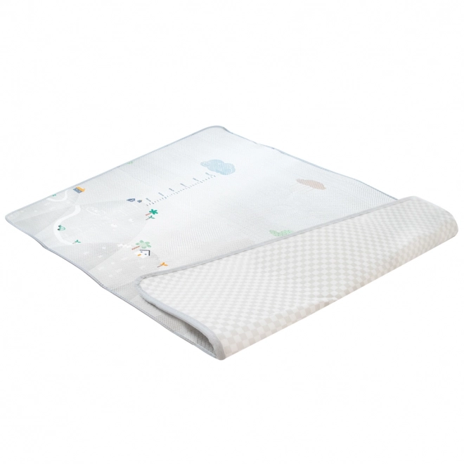 Tapis éducatif avec mètre de croissance 200x180x1cm