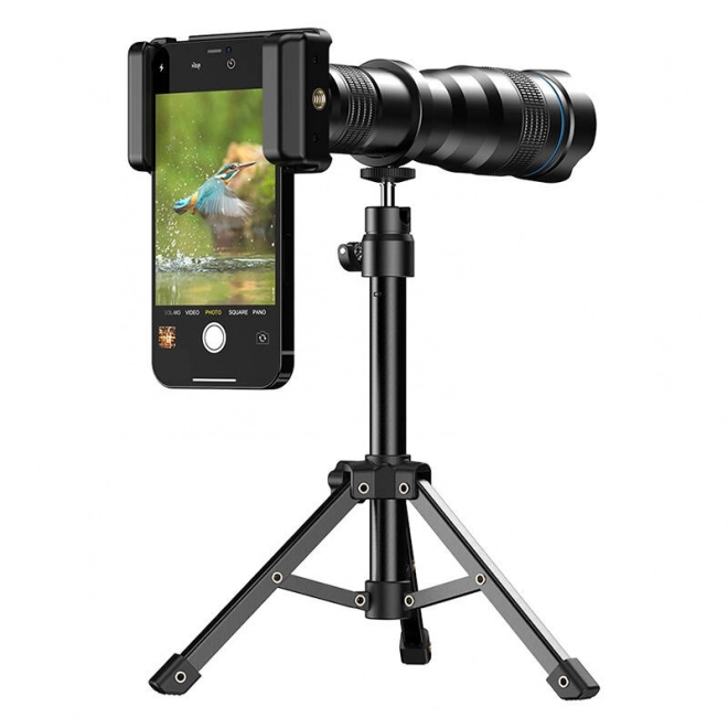 Objectif caméra APEXEL 36X APL-36XJJ020 avec trépied (noir)