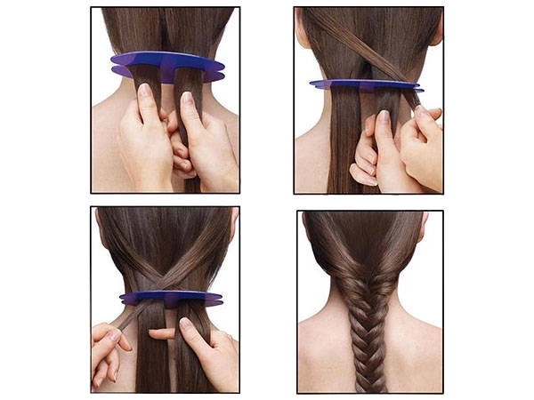 Pince pour tressage de cheveux Criss Crosser