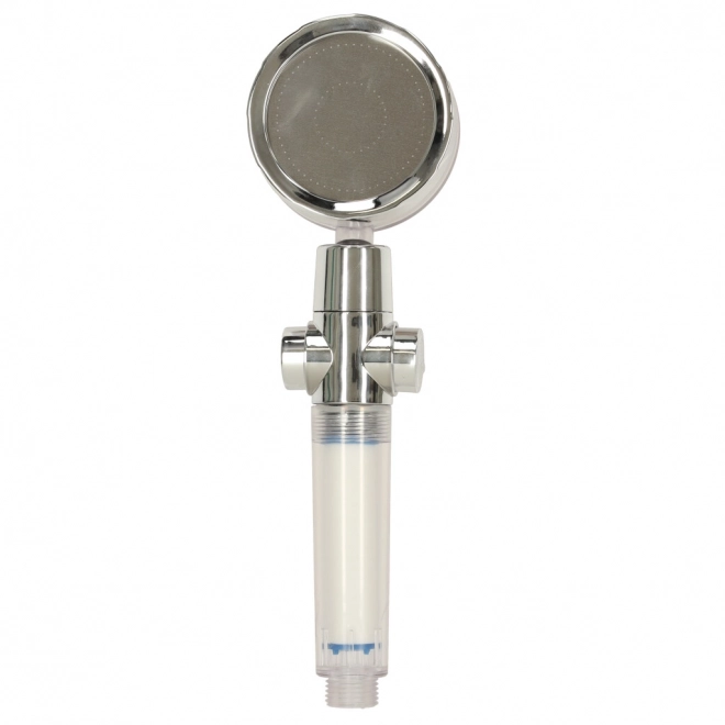 Pomme de douche en or avec ventilateur à turbine