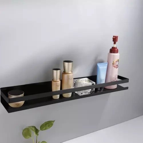 Étagère de salle de bain noire Ruhhy 19188