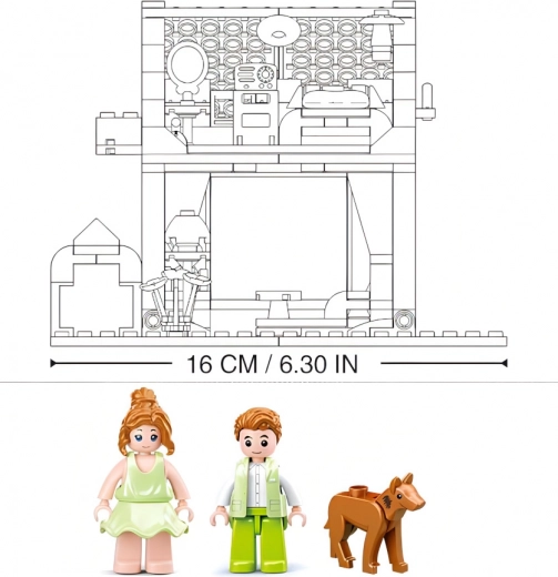 Taille idéale et deux figurines pour jouer