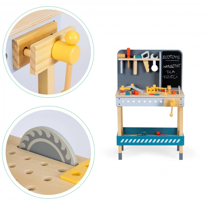 Atelier en bois avec outils pour enfants d'ECOTOYS