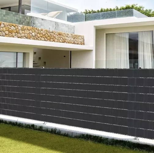 Ruban pour clôture 4,75 cmx35 m 450 g anthracite 23910