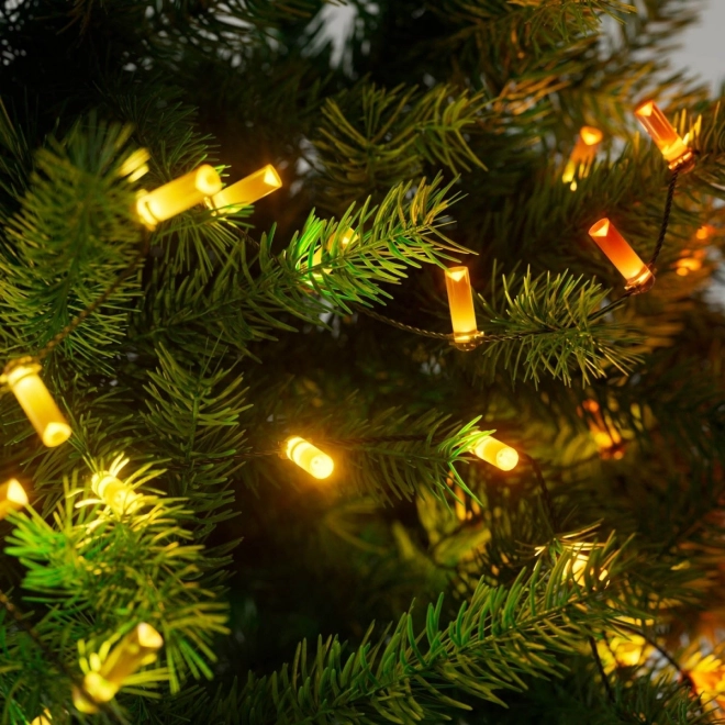 Guirlandes lumineuses intelligentes décoratives USB-C (Bonbons) 100 LED RGB, bougies, câble vert, 6 m
