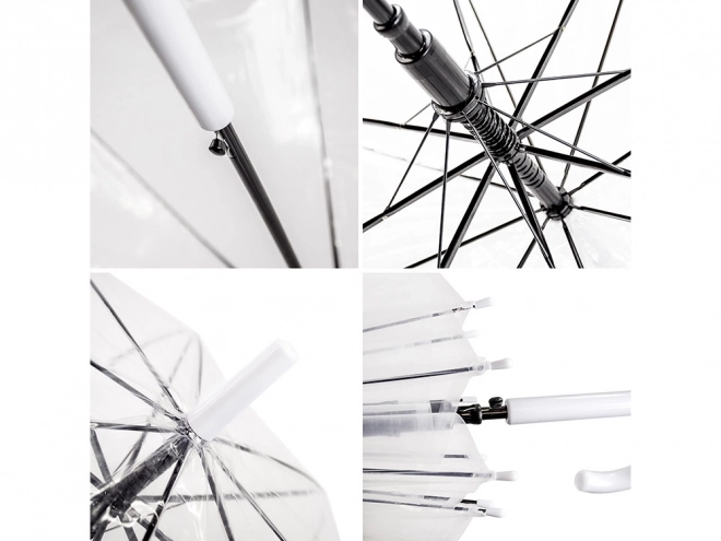 Parapluie de mariage transparent