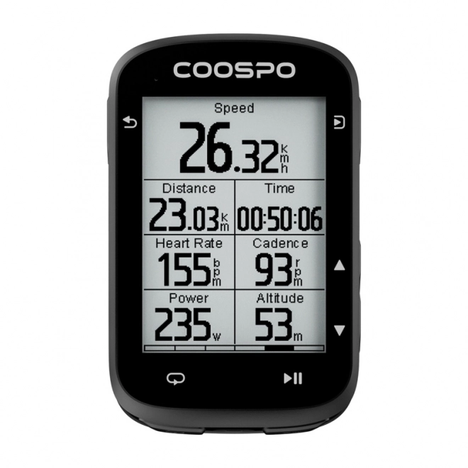Compteur vélo Coospo avec GPS et performance pour cyclistes