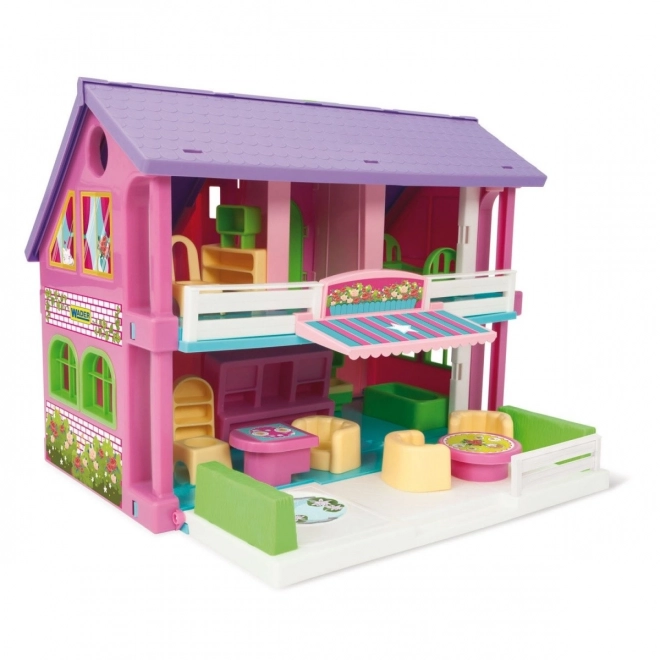 Maison de jeu en plastique 40x35cm dans une boîte Wader